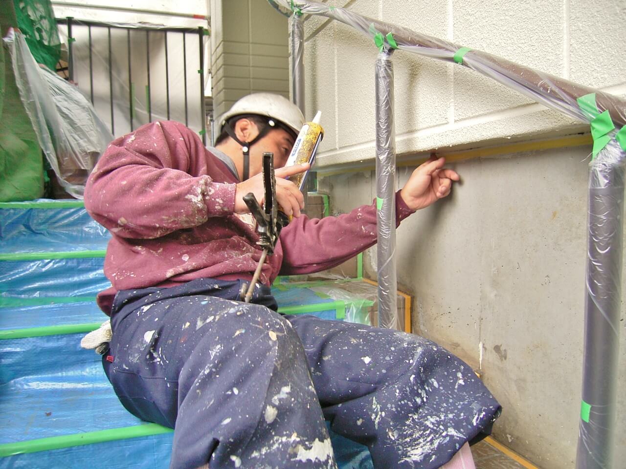 隙間のシール処理