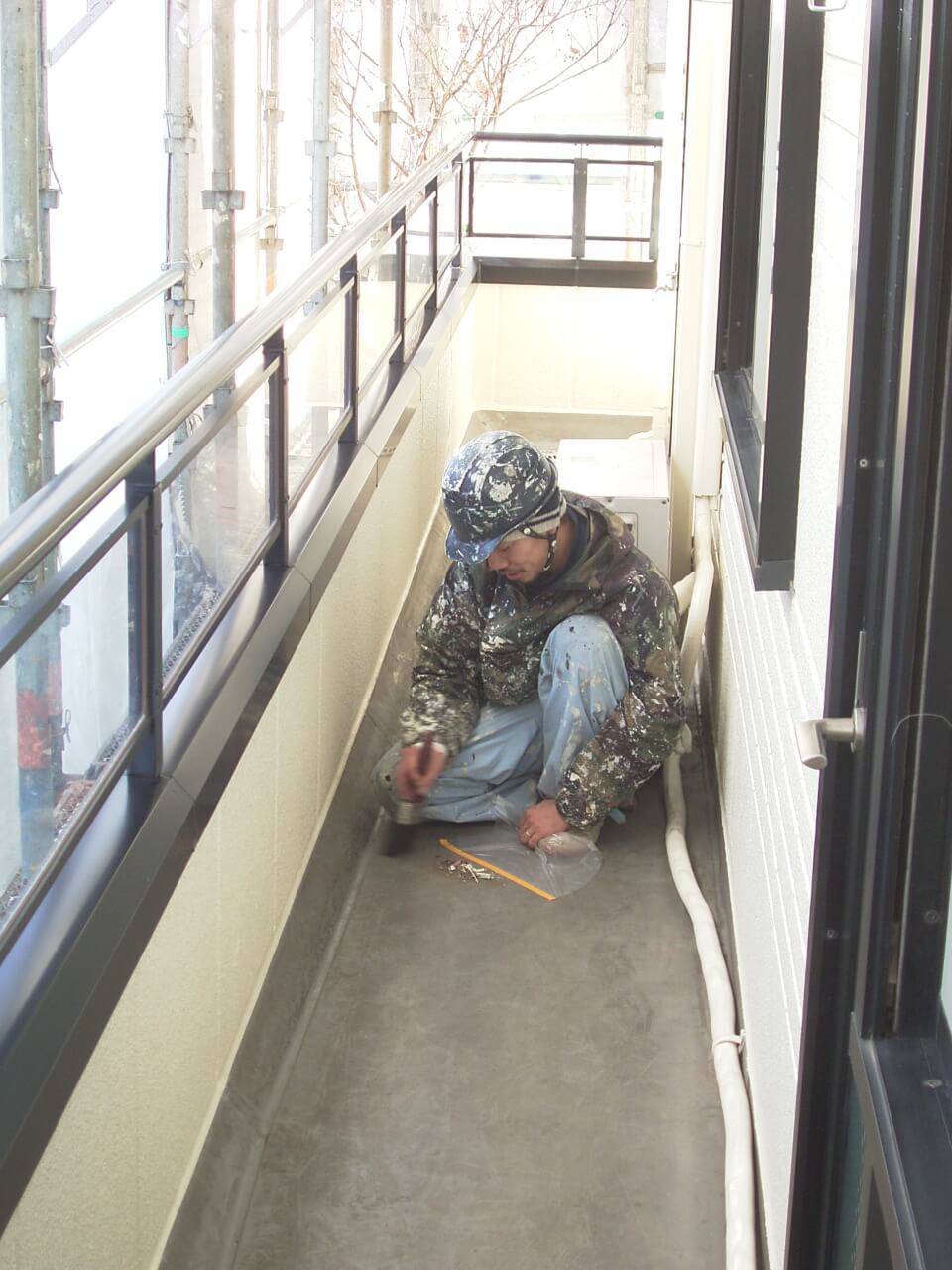 仕上げの清掃