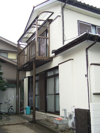 リフォーム後のアルミバルコニー