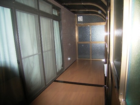 テラス囲い完成