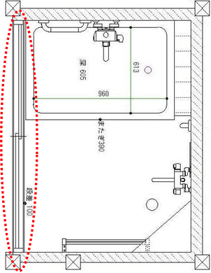 リフォーム前の図面