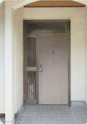 リフォーム後の玄関ドア