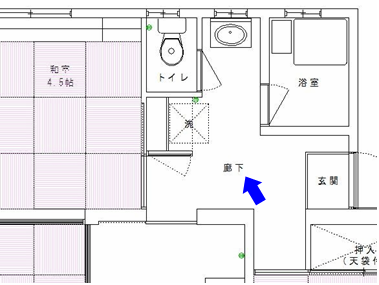 根太の追加をしているところ