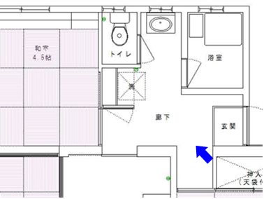 こちらから見ています