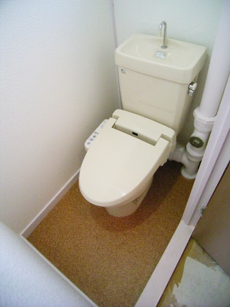 トイレのクッションフロア張替