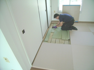 半帖畳の高さ調整