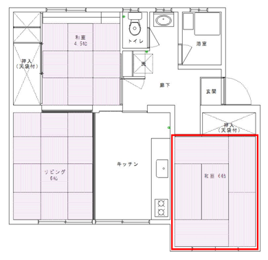 リフォーム後の図面